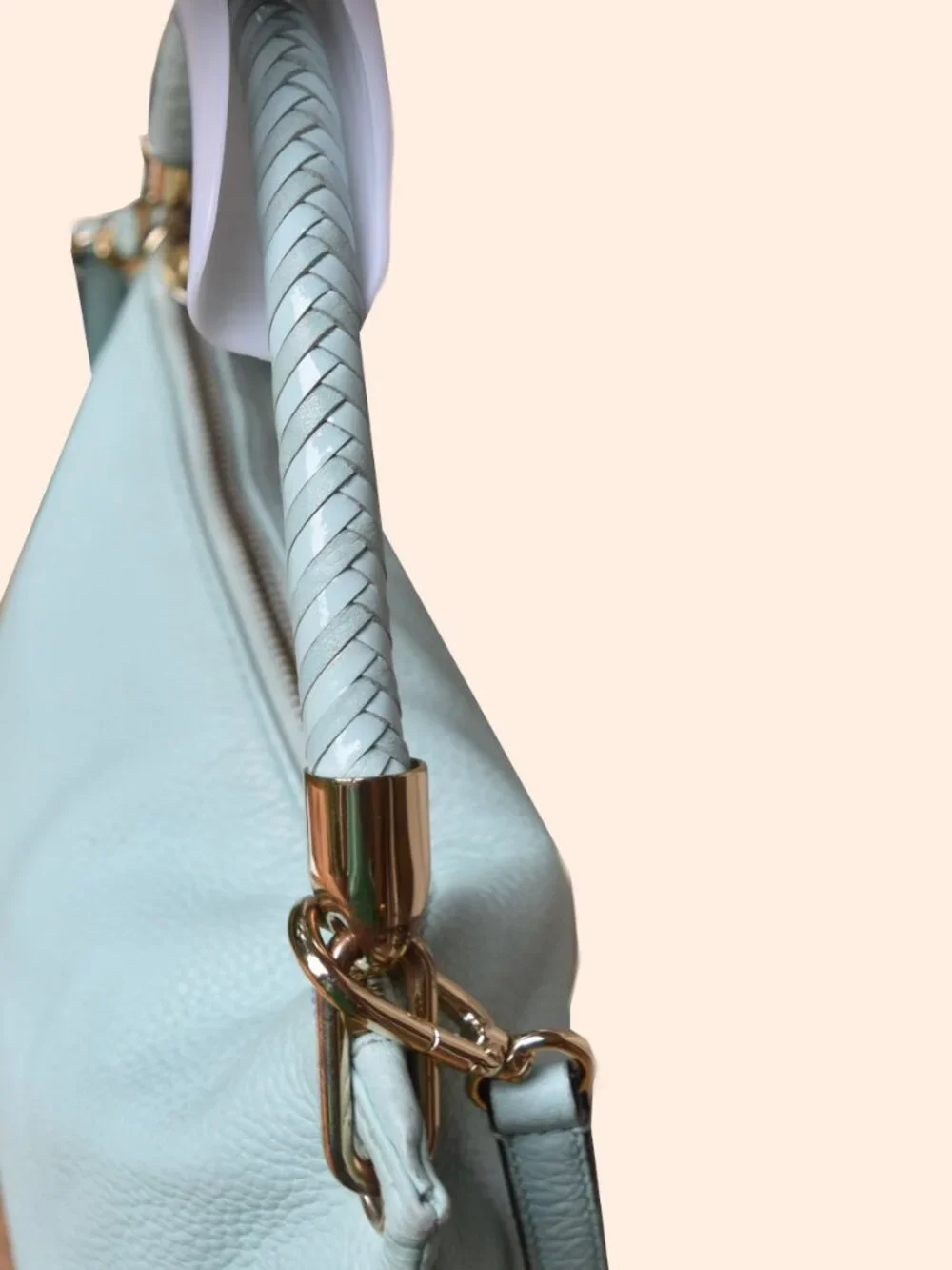 Kate Spade Elliot Place Carmina Pebbled Leather Crossbody Shoulder Bag Mint